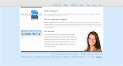 Desktop Screenshot of disclosurepolicy.org